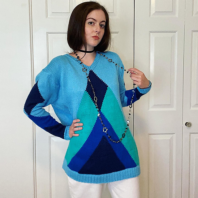 Deco Wave Pullover