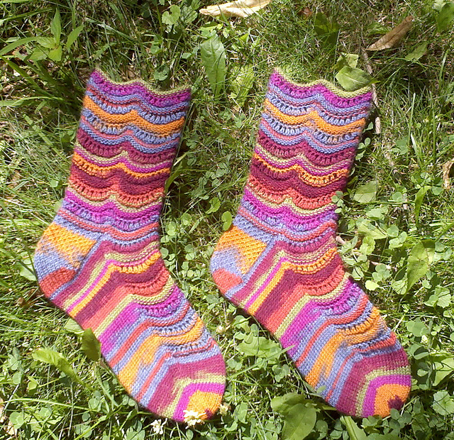 Taffy Ripple Socks