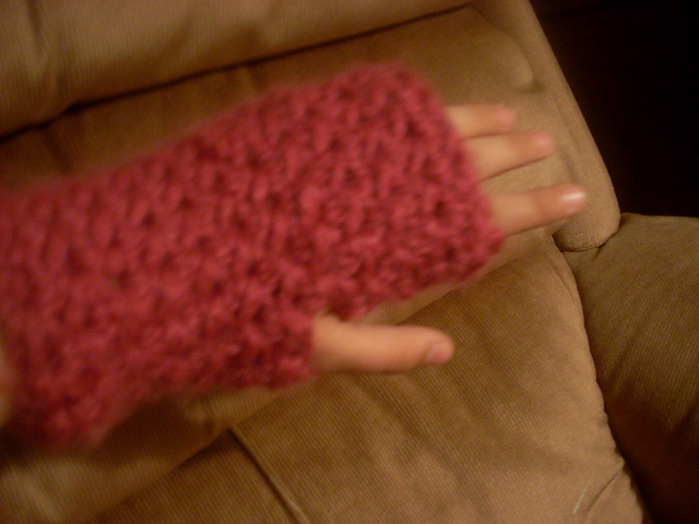 Chunky Fingerless Wristers