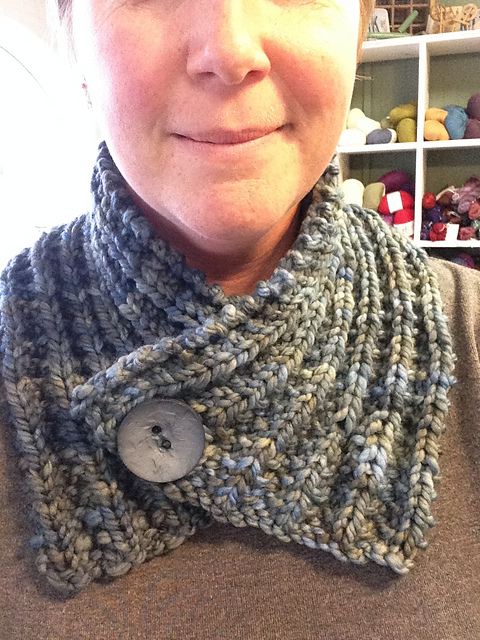 Brenna Button Cowl