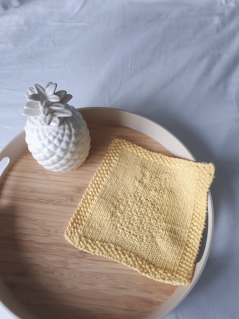 Pineapple Washcloth 1