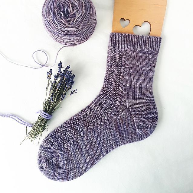 Lavender Fog Socks