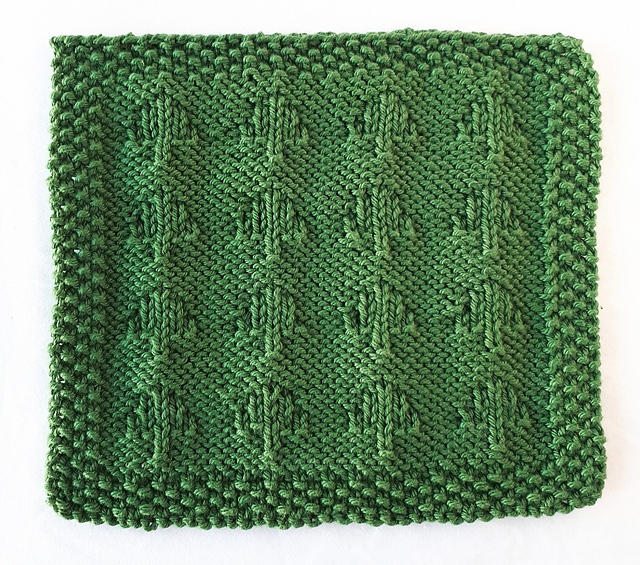 Christmas Tree Farm Washcloth