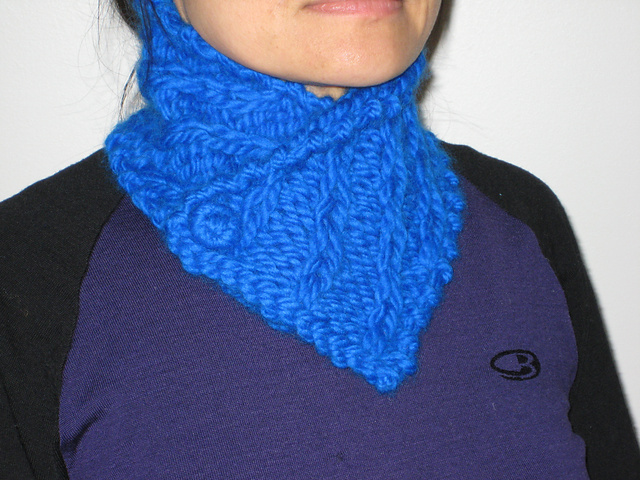 Ravelry: Juneau Slanted Neck Wrap pattern by Oni McKinstry