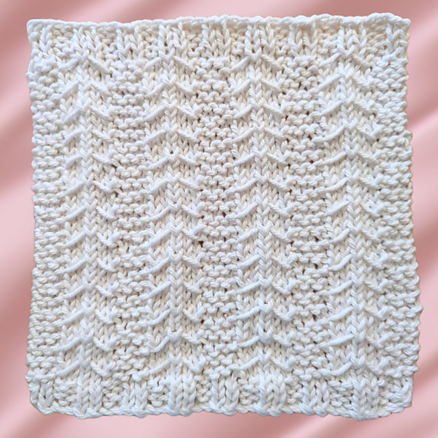 Willow Leaves Dishcloth
