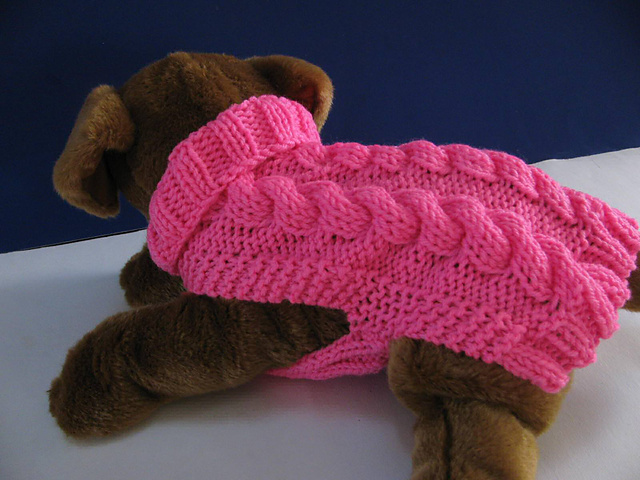 Celtic Doggie Smart Cables Sweater