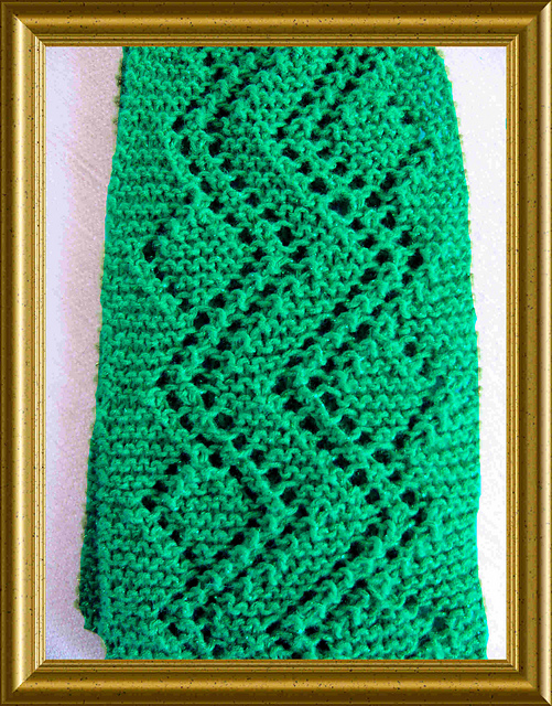 Crooked Path Lace Scarf