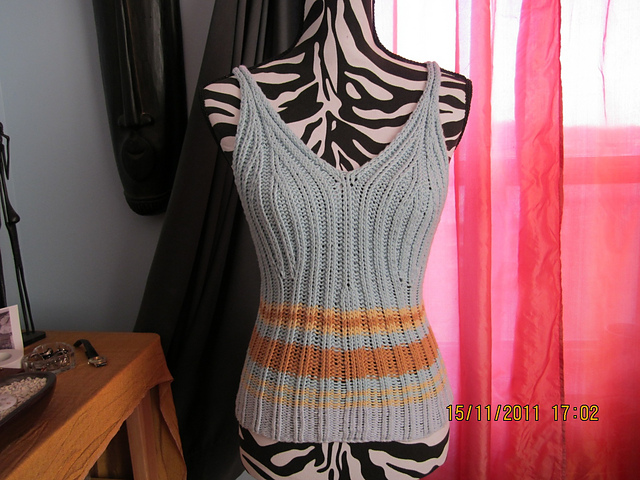 # 25 Green and White Top