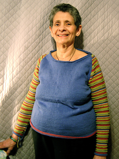 Milly (striped sleeve sweater)