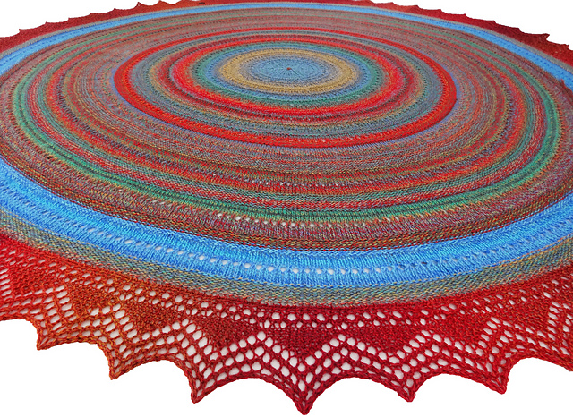The Rippled Reading Afghan