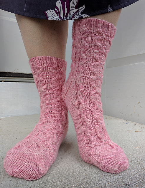 Vintage Medallion Socks