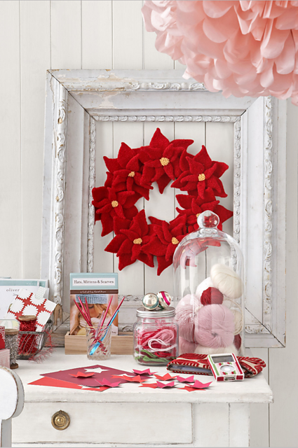 Poinsettia Wreath
