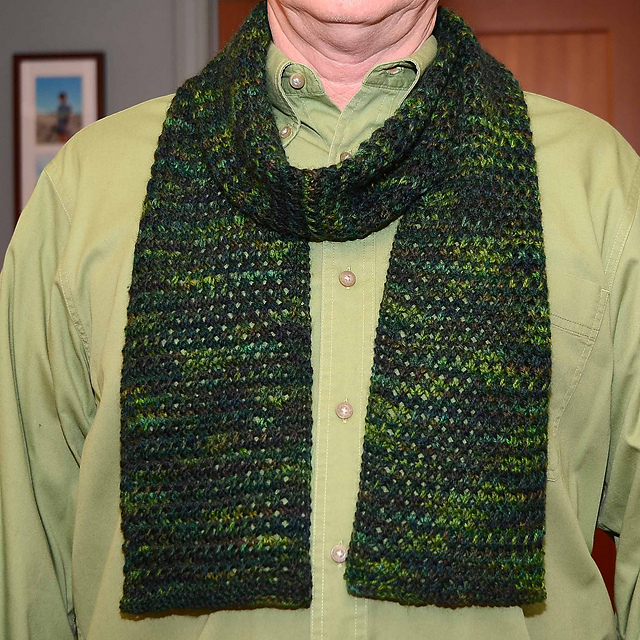 Basketweave Mesh Scarf