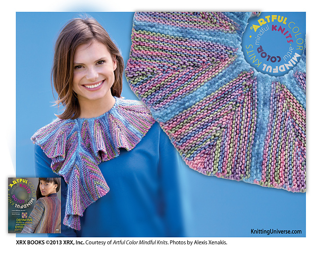 Short Row Spiral Scarf