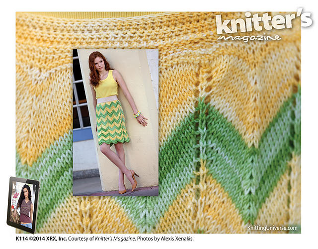 Chevron Skirt