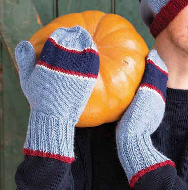 #19 Striped Mittens