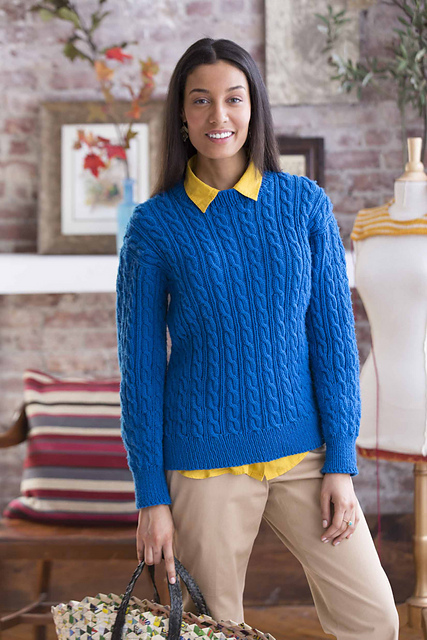 #26 Cable and Rib Pullover