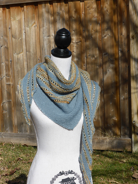 Marshland Dawn Shawl