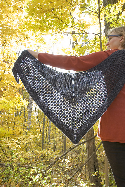 Through the Darkness Shawl