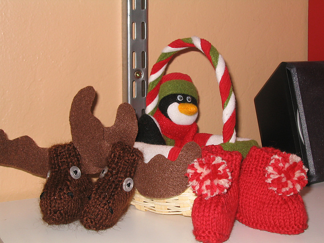 #08 Reindeer Booties