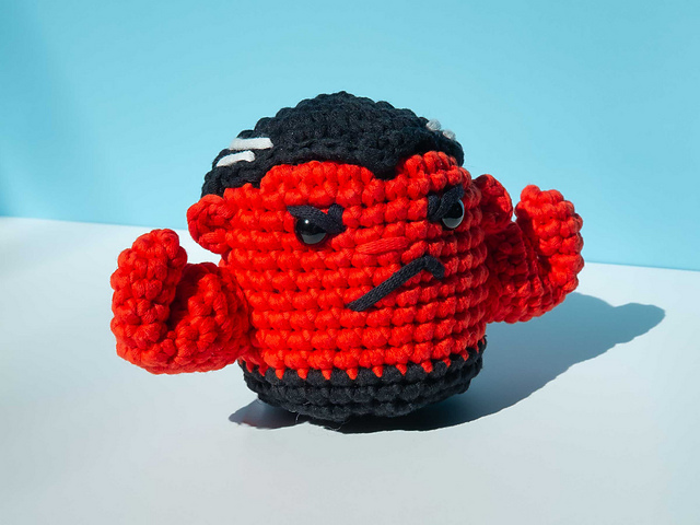 Red Hulking Man