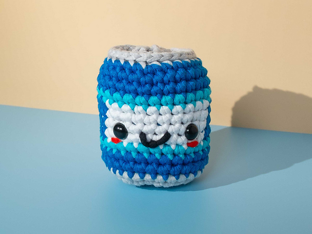 Ravelry: Buddy, the Beer Can pattern by Knot Trying