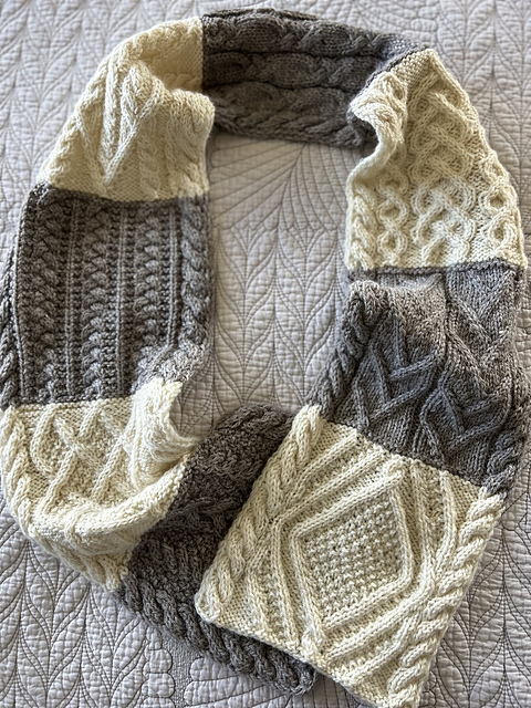 Rustic Cable Scarf