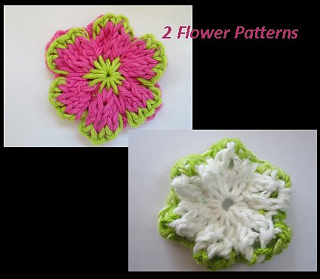 Breezy summer and Spring Petals Knit Flowers