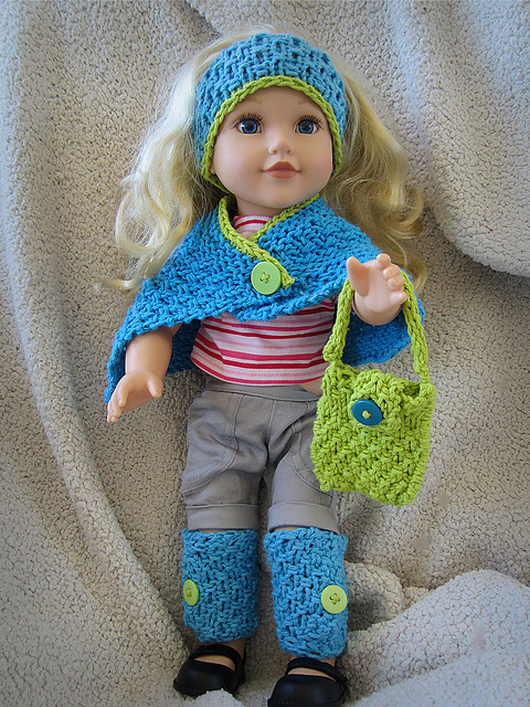 American Doll Cool Spring Evening Walking Set