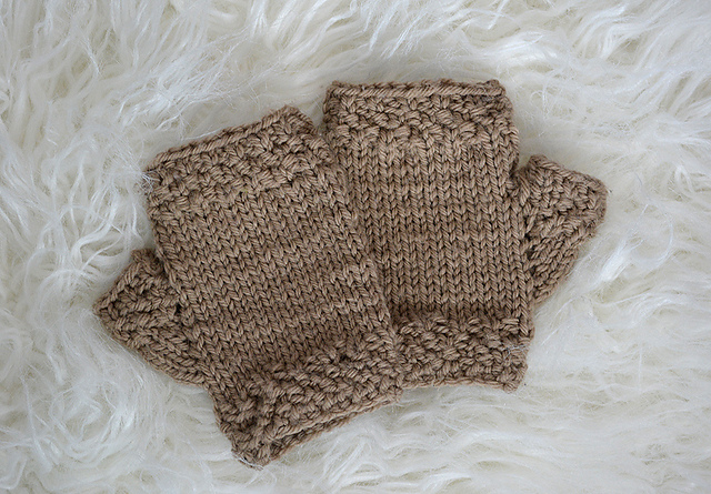 Off to Grandma's Fingerless Mittens