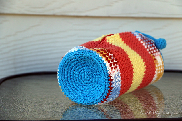 Tangerine Punch Zipped Pouch