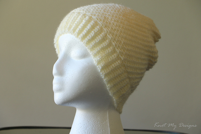 Buff Textured Child Beanie