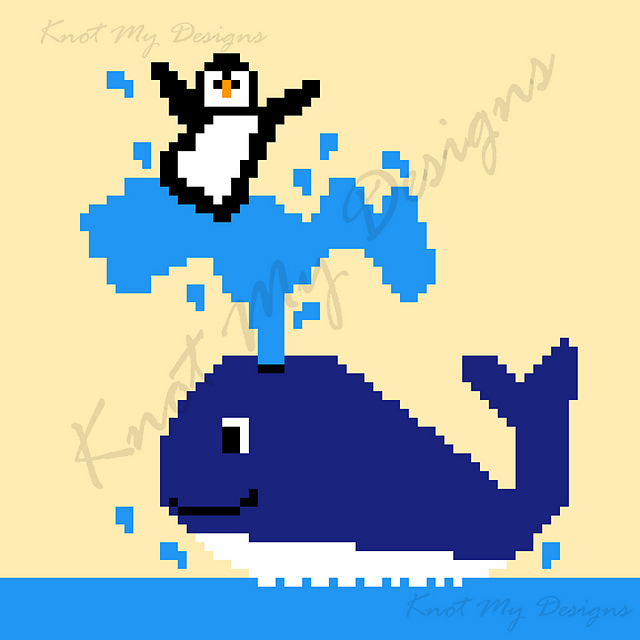 C2C Surfing Penguin on Whale Blanket Graph