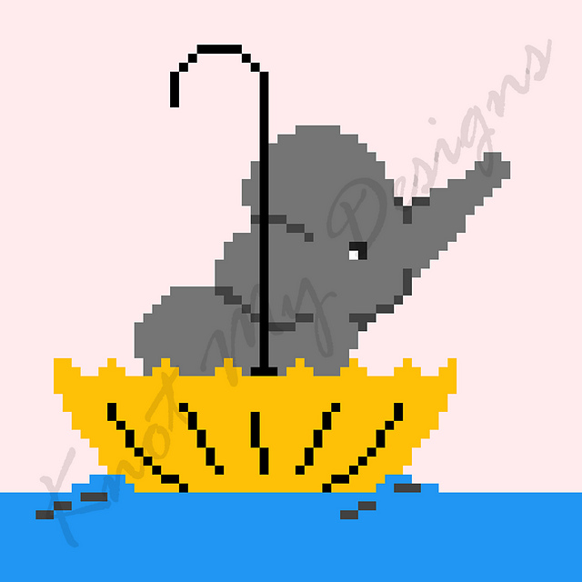 C2C Elephant Floating on Umbrella Blanket Graph