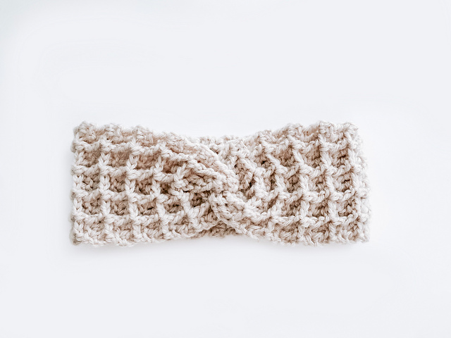 Twisted Waffle Headband