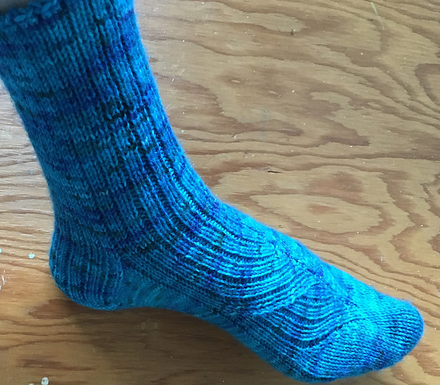 Indigo Wings Socks