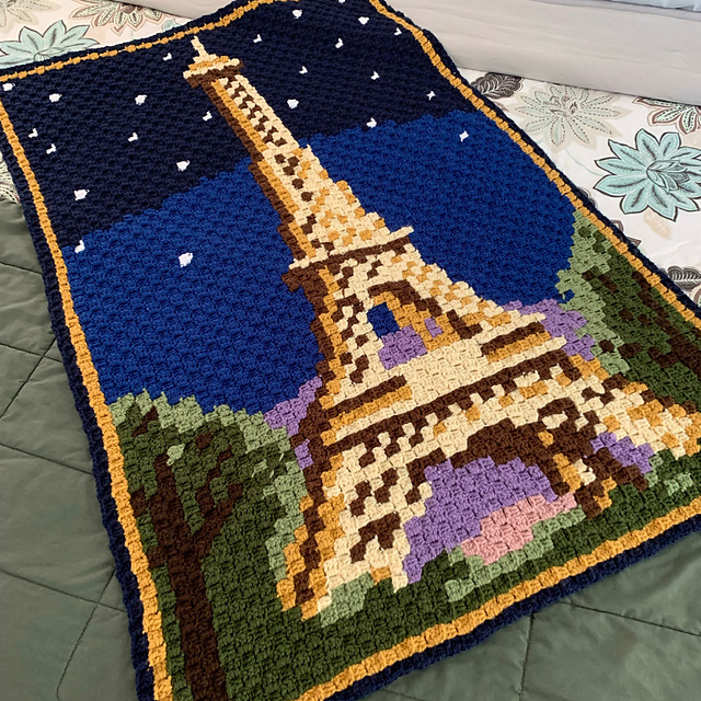 Ravelry: Sunset at the Eiffel Tower pattern by Hailee Lynn