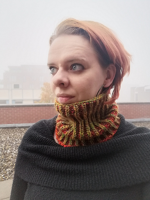 Two-color Fisherman's Cowl