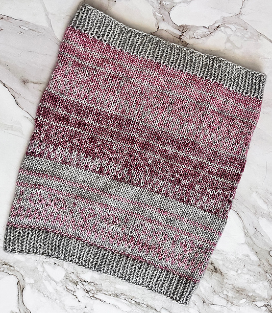 50 shades of knotty cowl