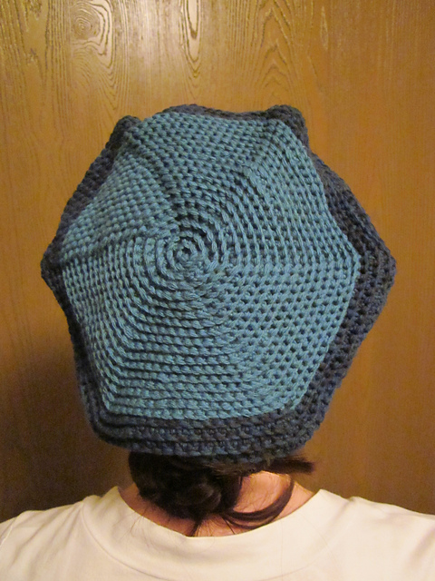Front Loop Spiral Hat