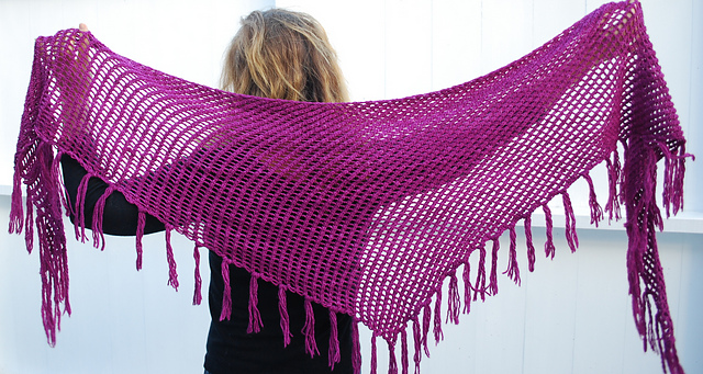 Fringe shawl