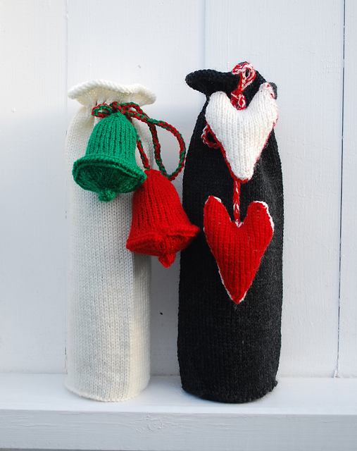Bottle bag for Christmas