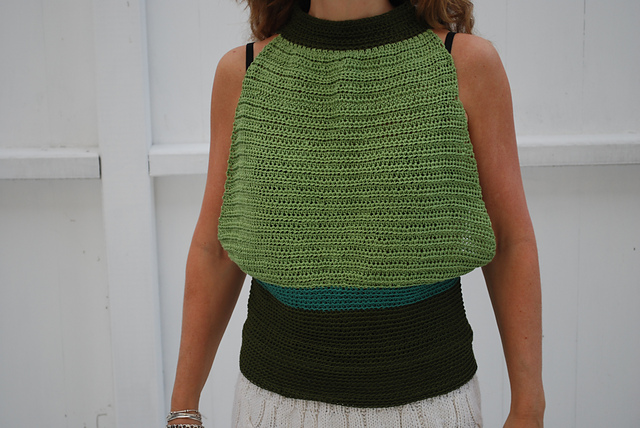 Sleeveless summer top