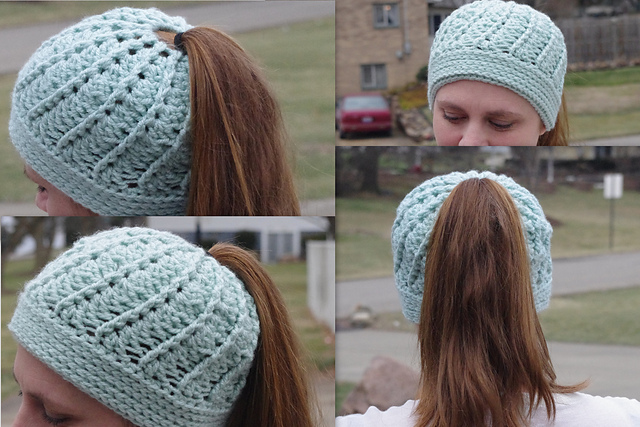 Ponytail Spiral Hat
