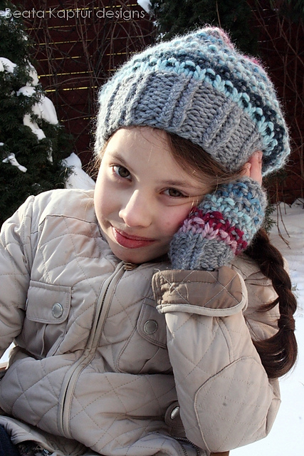 Tamsin Hat & Mitts Set