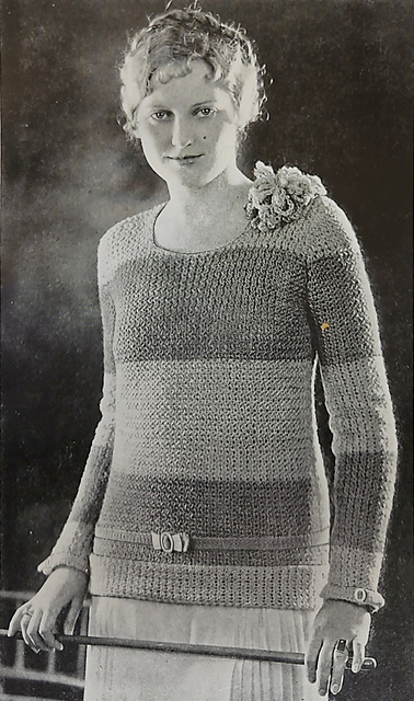 Lady's Crocheted Slip-over No. 2202