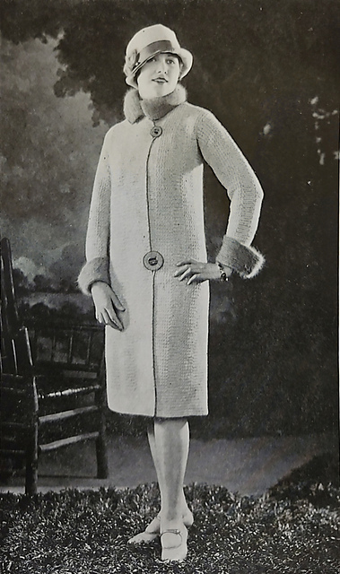 Lady's Crocheted Coat and Hat No. 2208