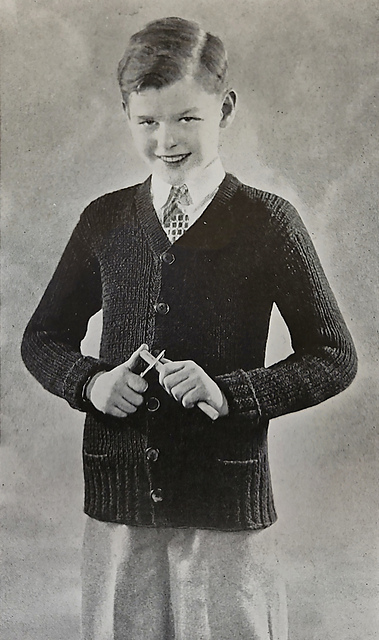 Boy's Coat Sweater No. 2218