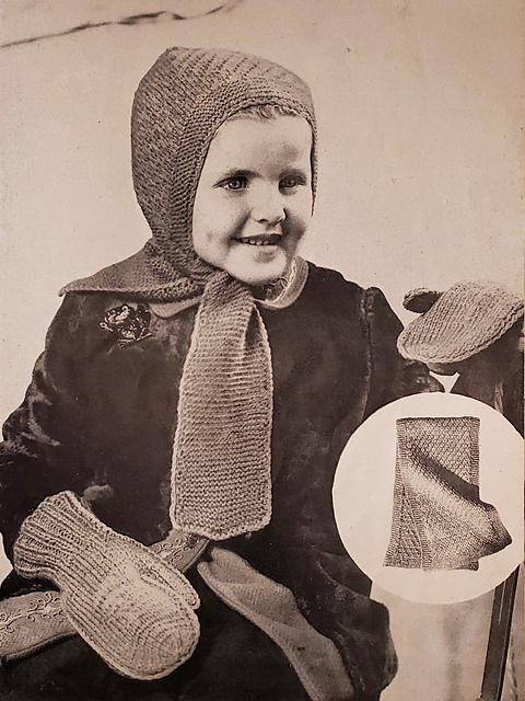 Children's Motif Mittens No. 1311