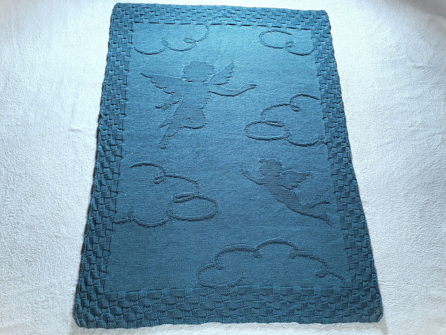 baby blanket "angels"
